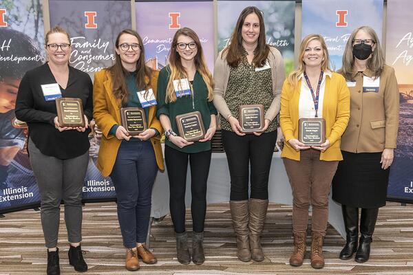 group of people winning award